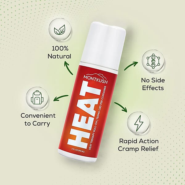MontKush Heat Therapy Roll-On BOGO (2x3oz)