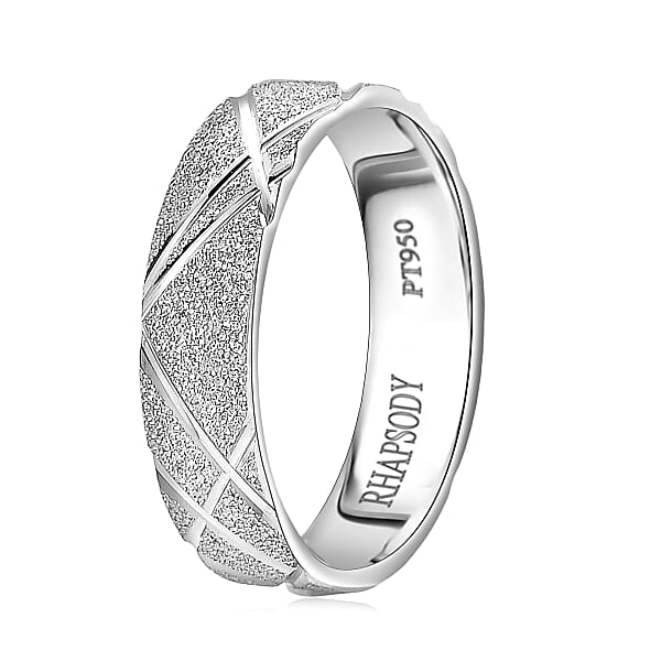 Rhapsody 950 Platinum Band Ring (5.25 Grams)
