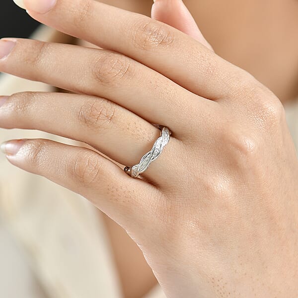 Rhapsody Band Ring In 950 Platinum