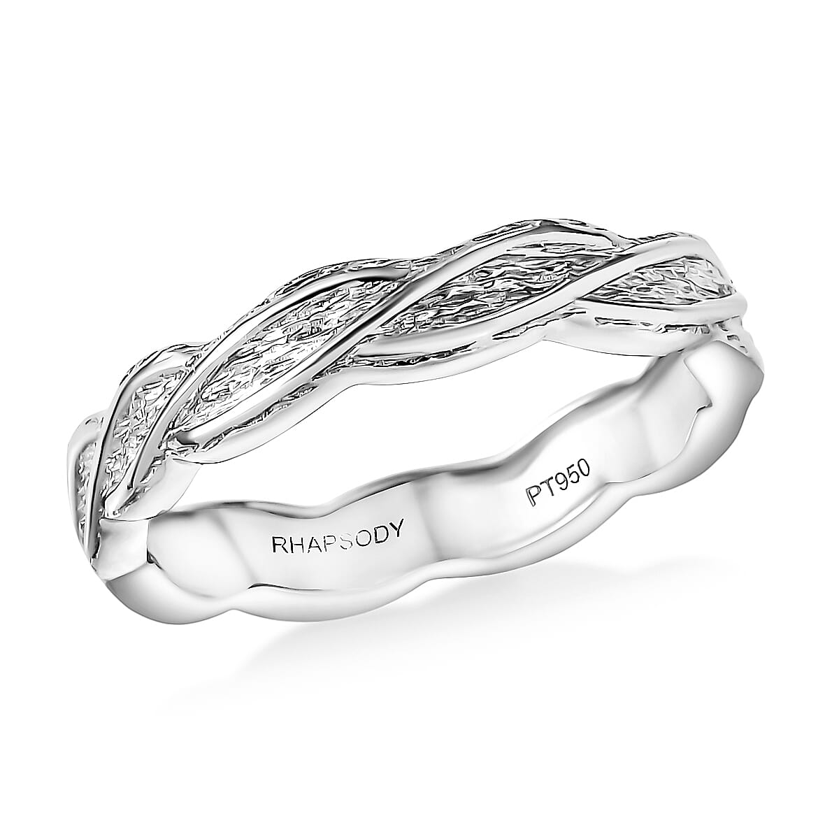 Rhapsody Band Ring in 950 Platinum