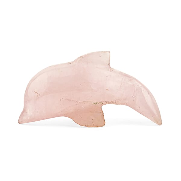 Rose Quartz Dolphine Shape -Small 409ctw
