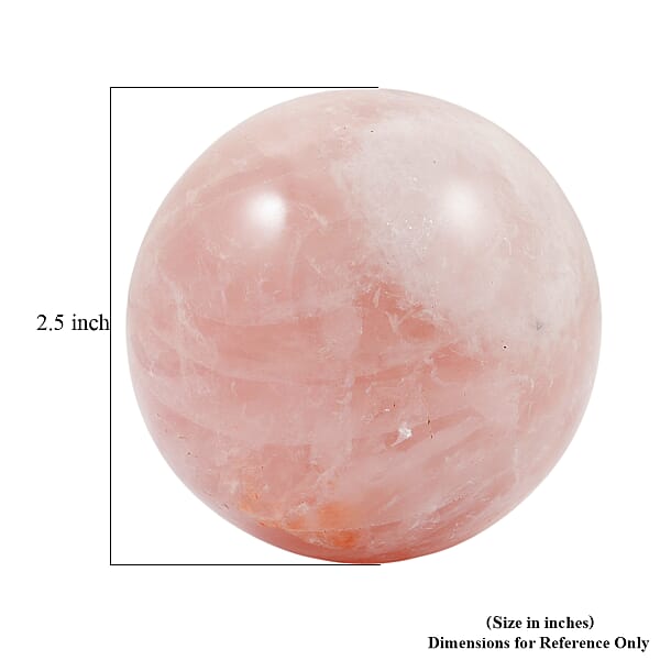Rose Quartz Sphere (Ball) -Large 3001ctw