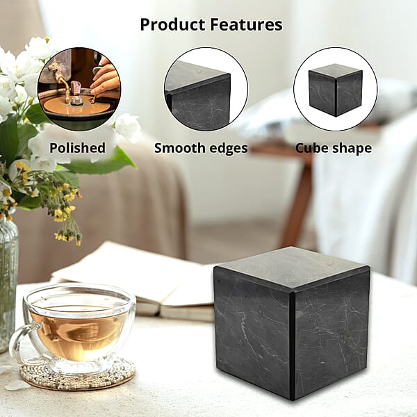 Shungite Cube 10cm Approx 14061.00 Ctw
