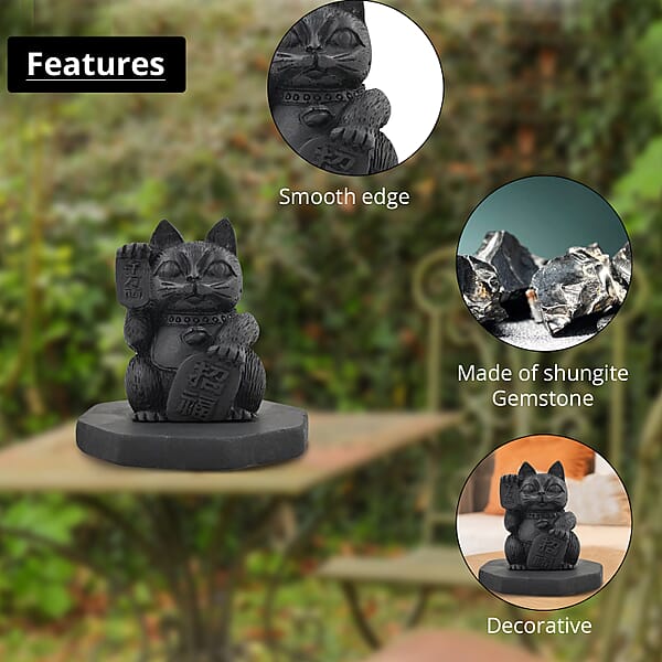 Shungite Maneki Neko