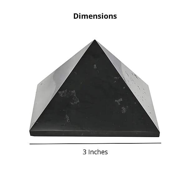 Shungite Pyramid 8cm Approx. 1593.00 Ctw
