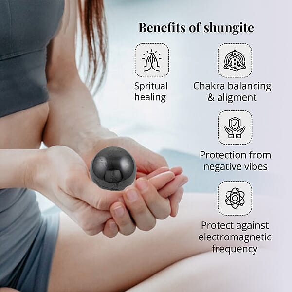 Shungite Sphere 10cm Approx. 10886.00 Ctw