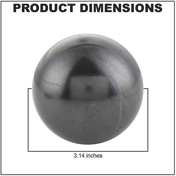 Shungite Sphere 8cm Approx 3408.00 Ctw