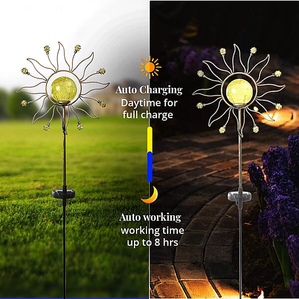 Solar Sun Stake LED Light