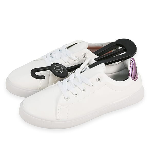 SOLE MATES White Pink Metallic Shoes