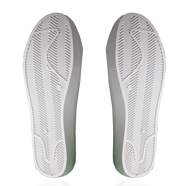 SOLE MATES White Pink Metallic Shoes