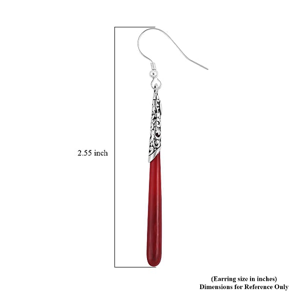 Sponge Coral Earrings In Sterling Silver