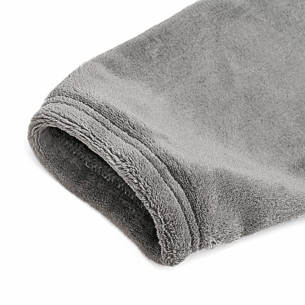 Tamsy Grey Pajama Top - One Size Fits Most