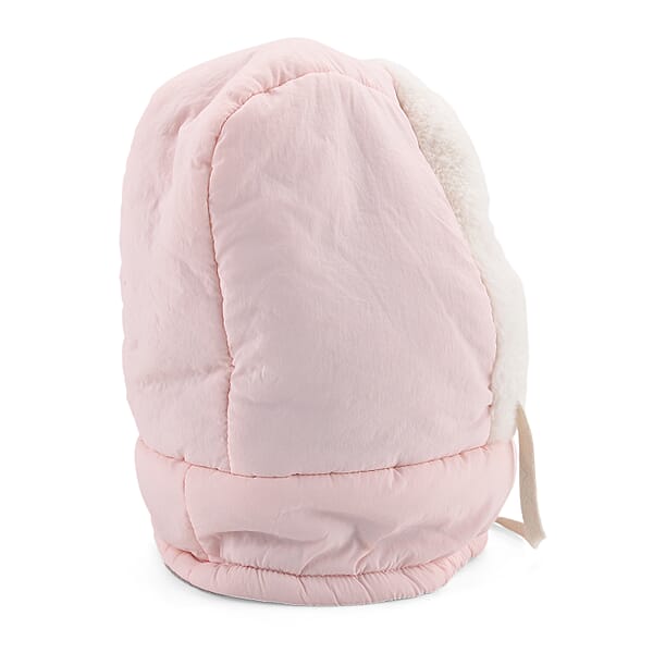 Tamsy Pink Winter Hat With Face Mask