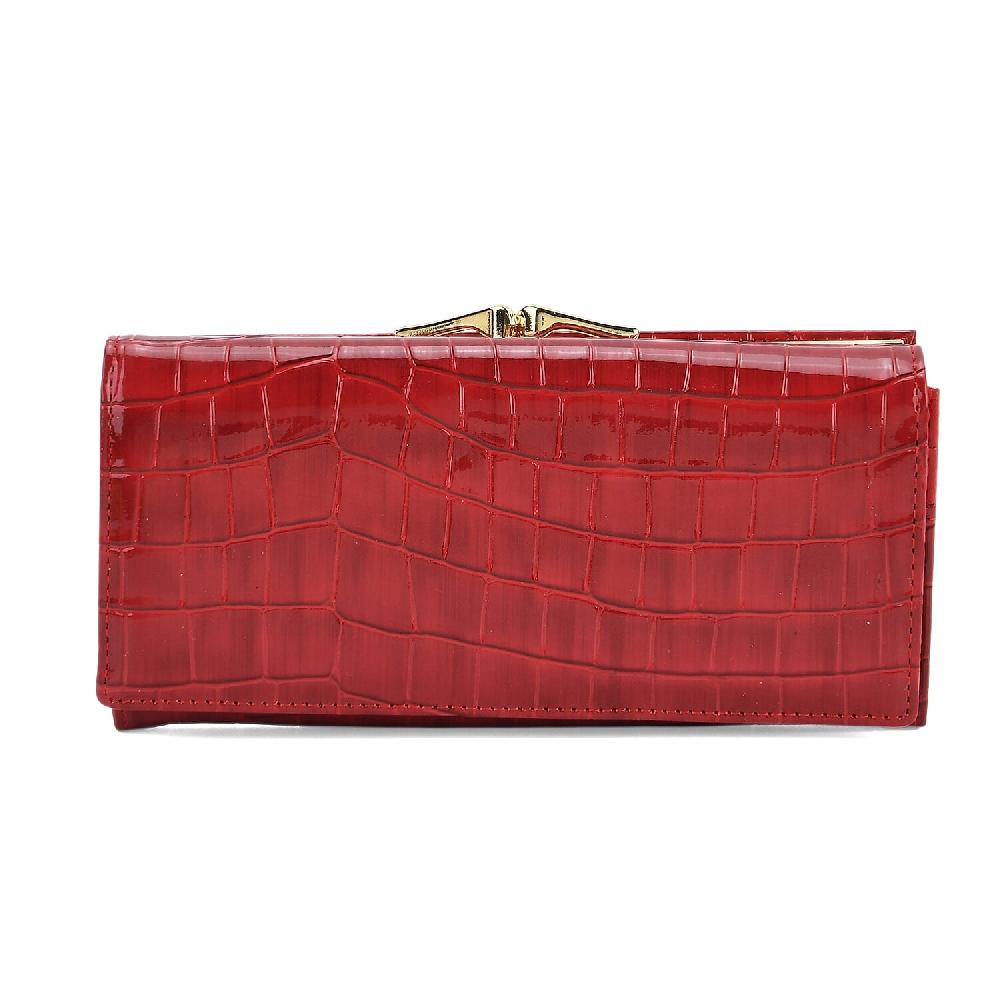 Tamsy Wine Faux Leather Wallet