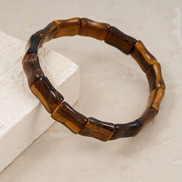 Tigers Eye Stretch Bracelet 102.65 Ctw