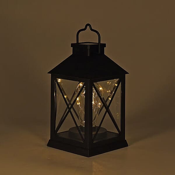 White LED String Lights Solar Lantern