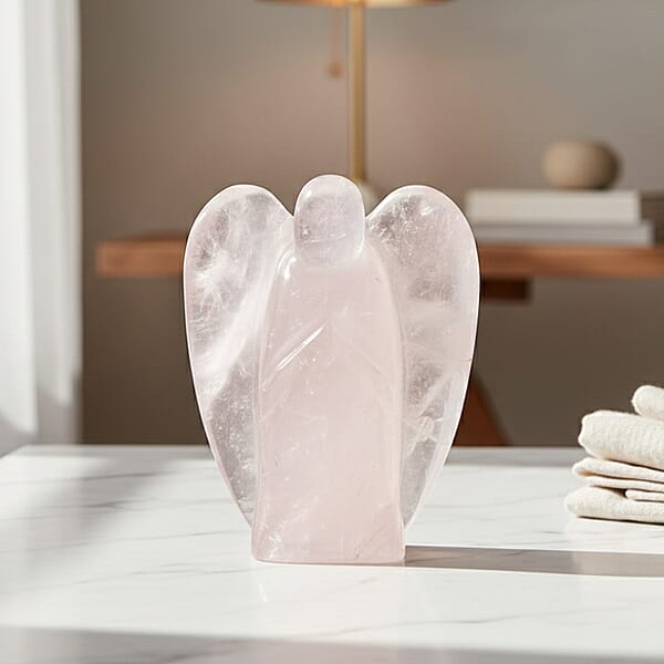White Quartz Angel Shape -Medium 416ctw