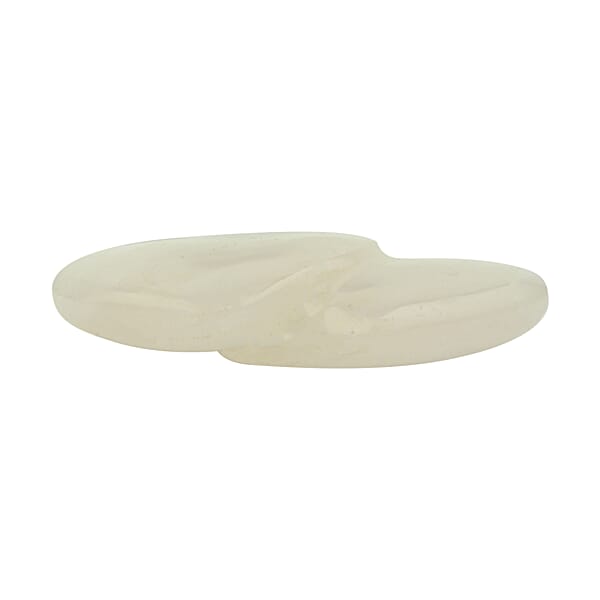 White Quartz Double Heart -Medium 1394 Ctw