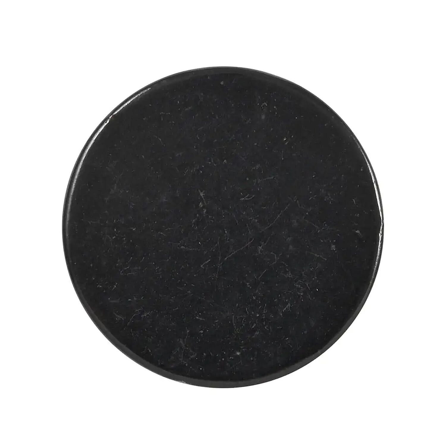 Shungite Plain Round Cellphone Mini Tile 1 Approx. 25ctw