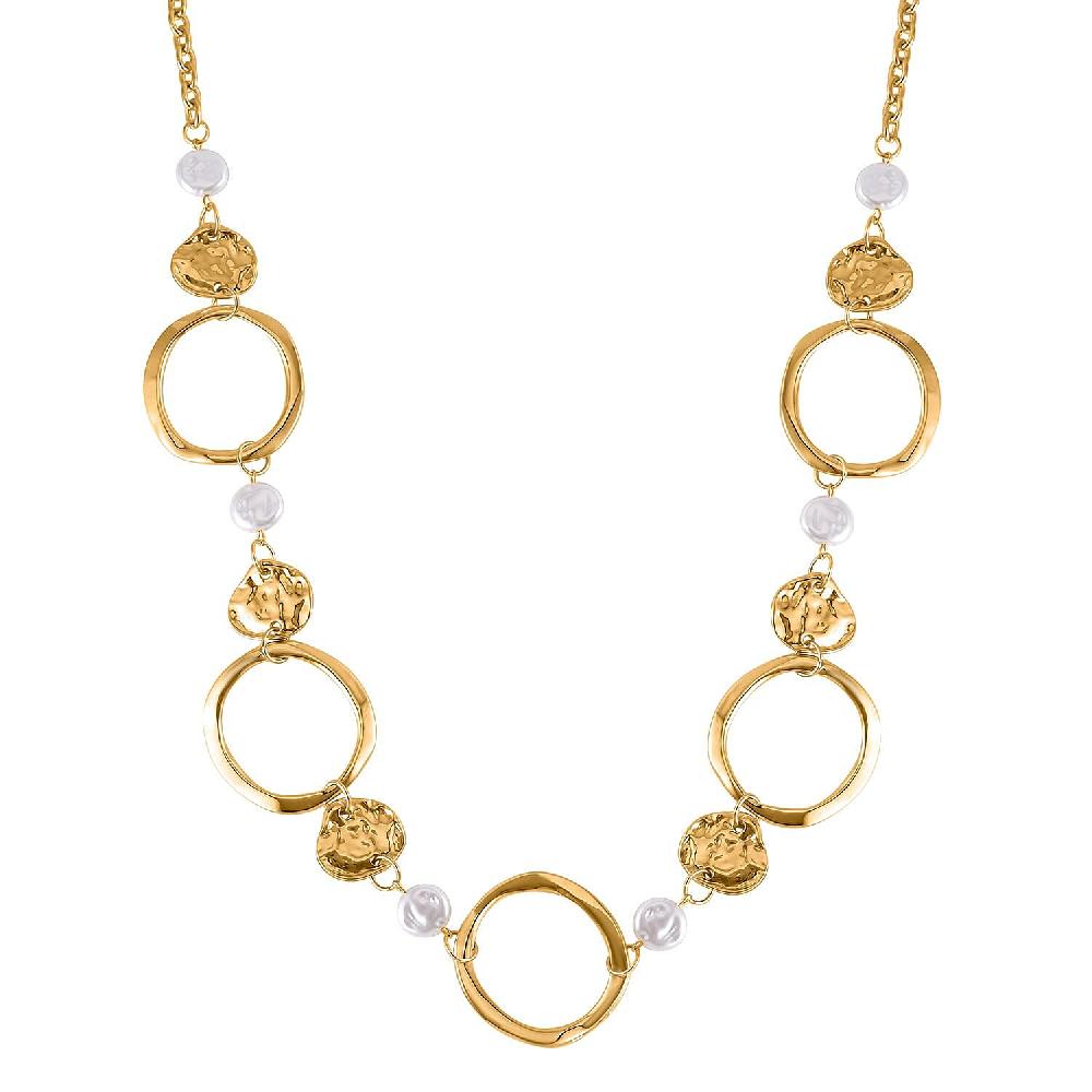 Simulated Pearl Necklace in Goldtone 28-30 Inches