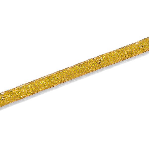 Simulated Yellow Diamond Necklace In 14K Yellow Gold Over Sterling Silver 20 Inches