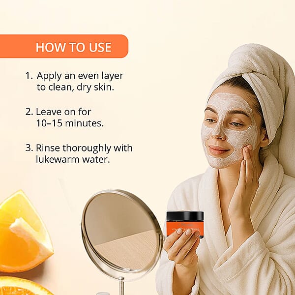 SkinChemists Vitamin C Brightening Orange Mask (1.69oz)