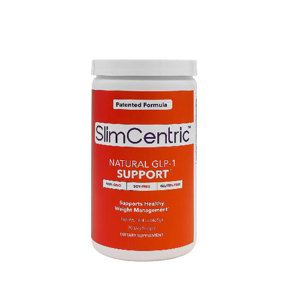 SlimCentric Natural GLP-1 Support Healthy Weight Management Dietary Supplement (16.4oz 30 Day Supply)