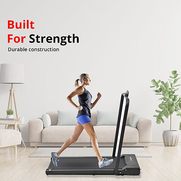 Soulsmart LED Non Slip Treadmill With Handle & Bluetooth Connection - Black
