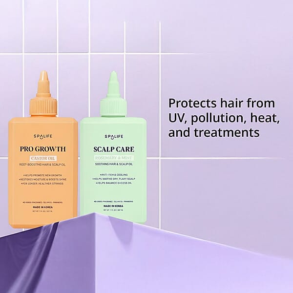 SpaLife Beauty Pro-Growth & Scalp Care Oils Duo