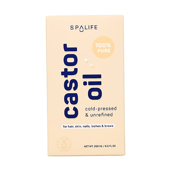 SpaLife Multi-Purpose Castor Oil Serum - Peach Bottle With Pump