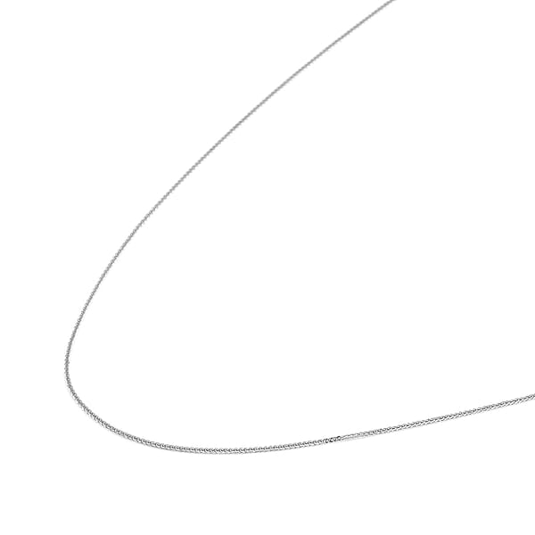Spiga Chain Necklace In 950 Platinum 20 Inches 2.71 Grams