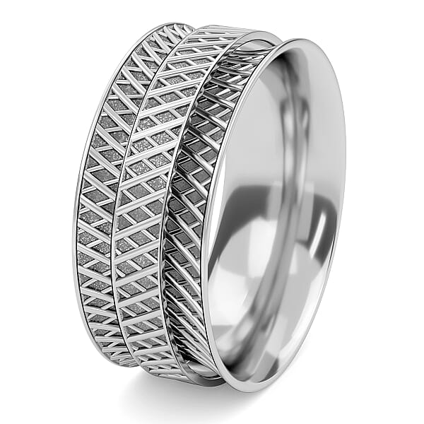 Sterling Silver Fancy Ring Anxiety Ring For Women Fidget Rings For Anxiety For Women Promise Rings 5 Grams