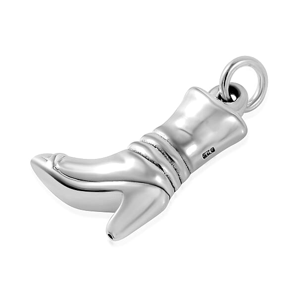 Sterling Silver High Heels Pendant Without Chain 3 Grams