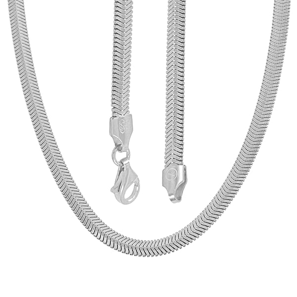 Sterling Silver Snake Chain Necklace 20 Inches 13.6 Grams
