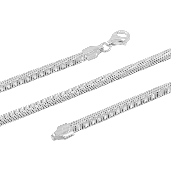 Sterling Silver Snake Chain Necklace 20 Inches 13.6 Grams