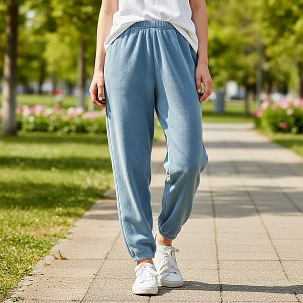Tamsy Light Blue Pajama Bottom - One Size Fits Most