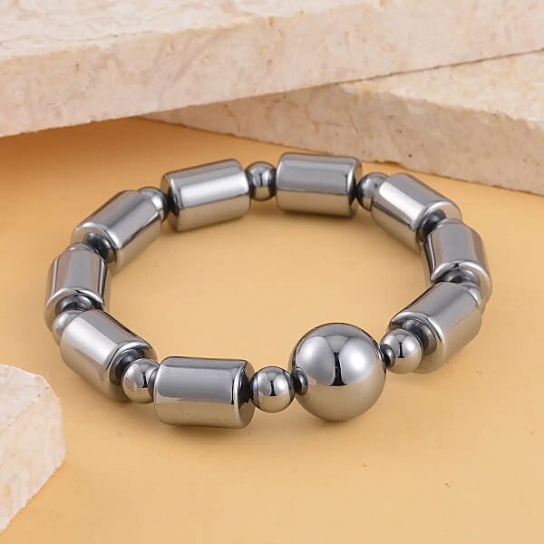Terahertz 143.00 Ctw Beaded And Barrel Stretch Bracelet