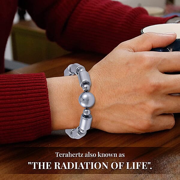 Terahertz 143.00 Ctw Beaded And Barrel Stretch Bracelet