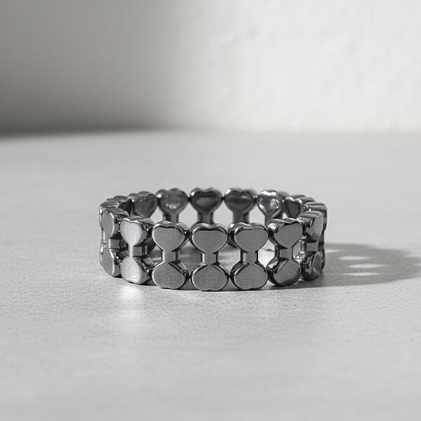 Terahertz 200.00 Ctw Carved Beaded Stretch Bracelet (7-7.5In)