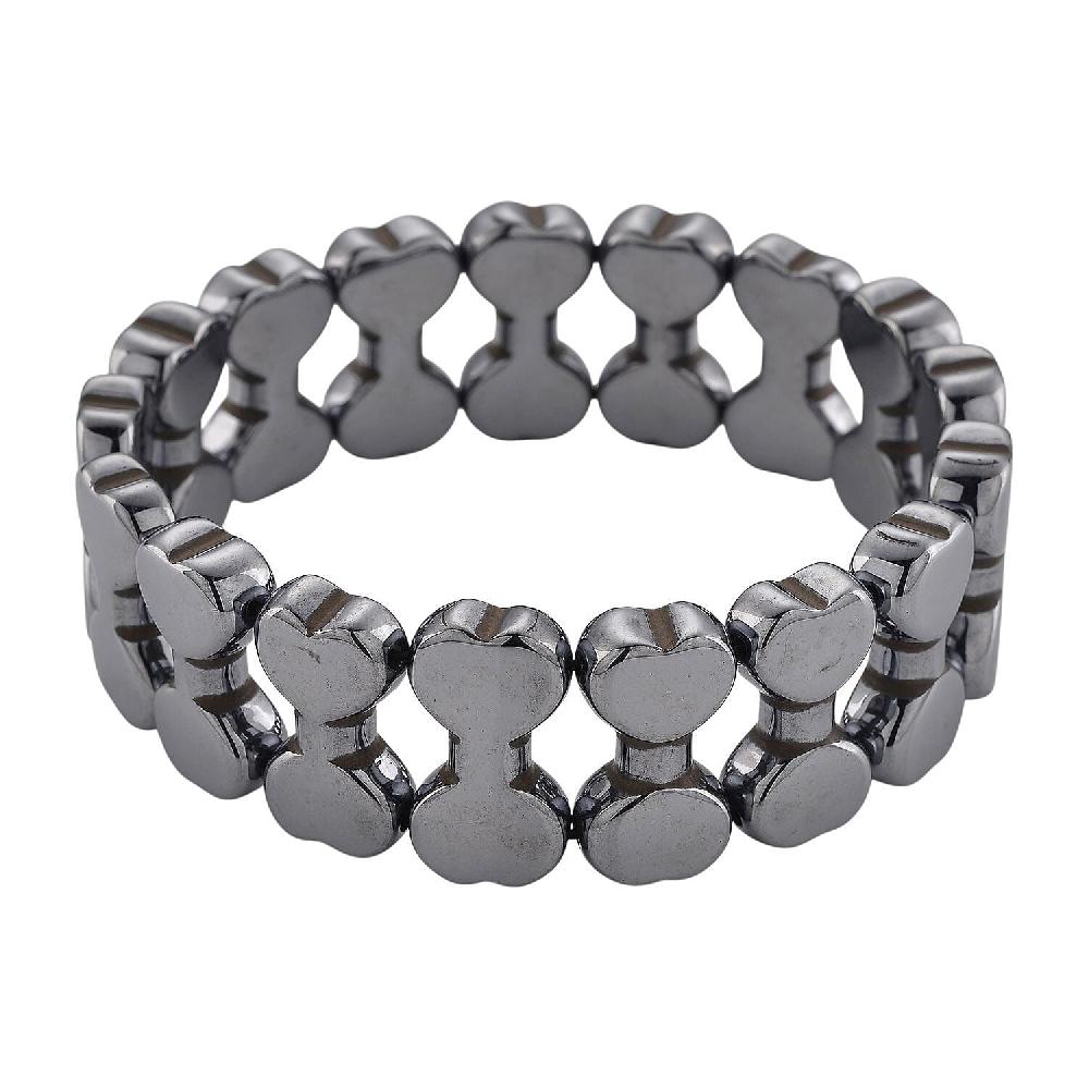Terahertz 200.00 ctw Carved Beaded Stretch Bracelet (7-7.5In)