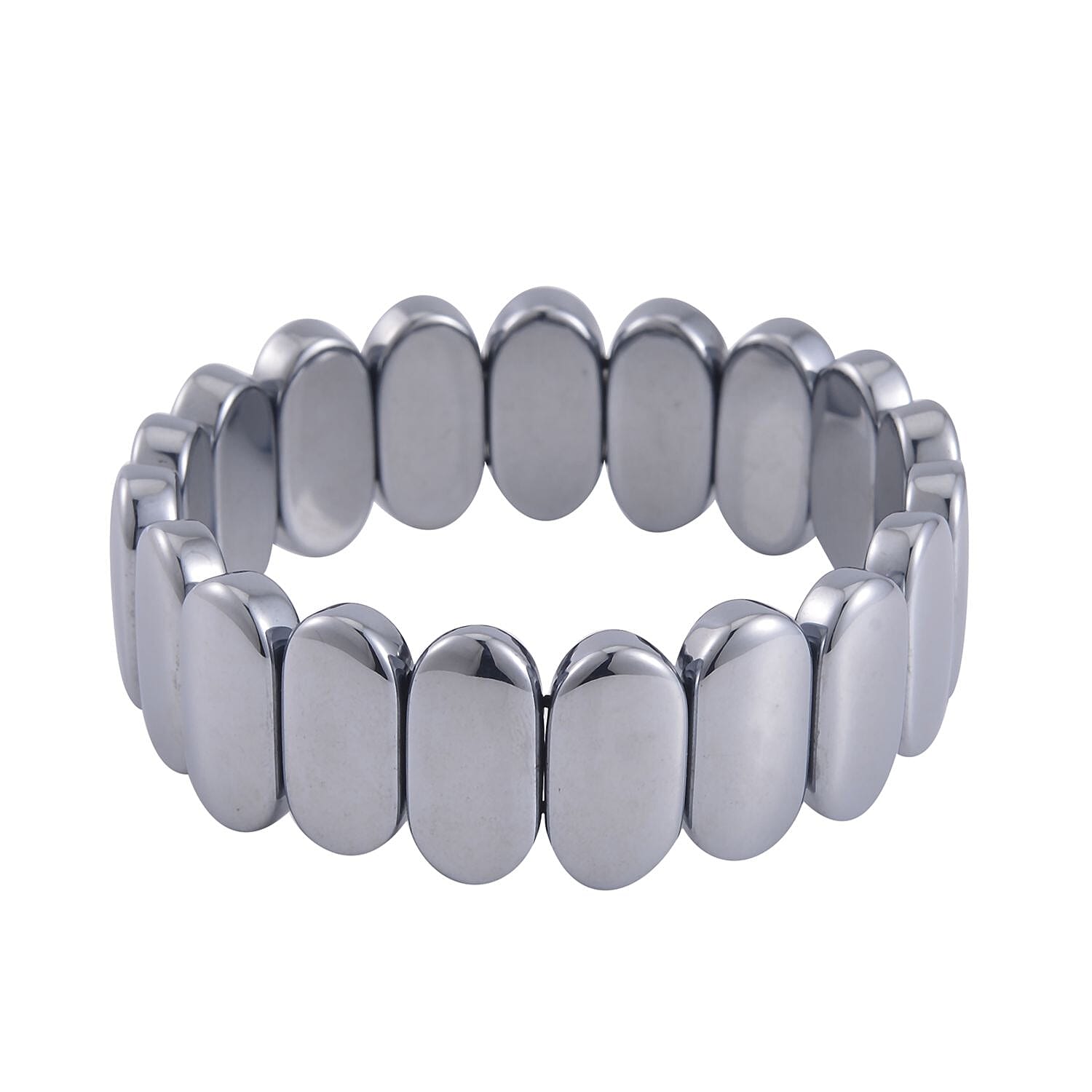 Terahertz 230.00 ctw Oval Block Stretch Bracelet
