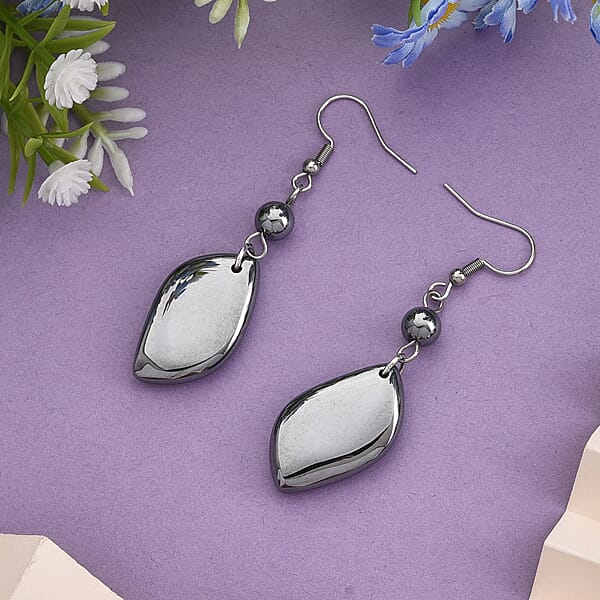 Terahertz 30.00 Ctw Fancy Teardrop Earrings In Stainless Steel