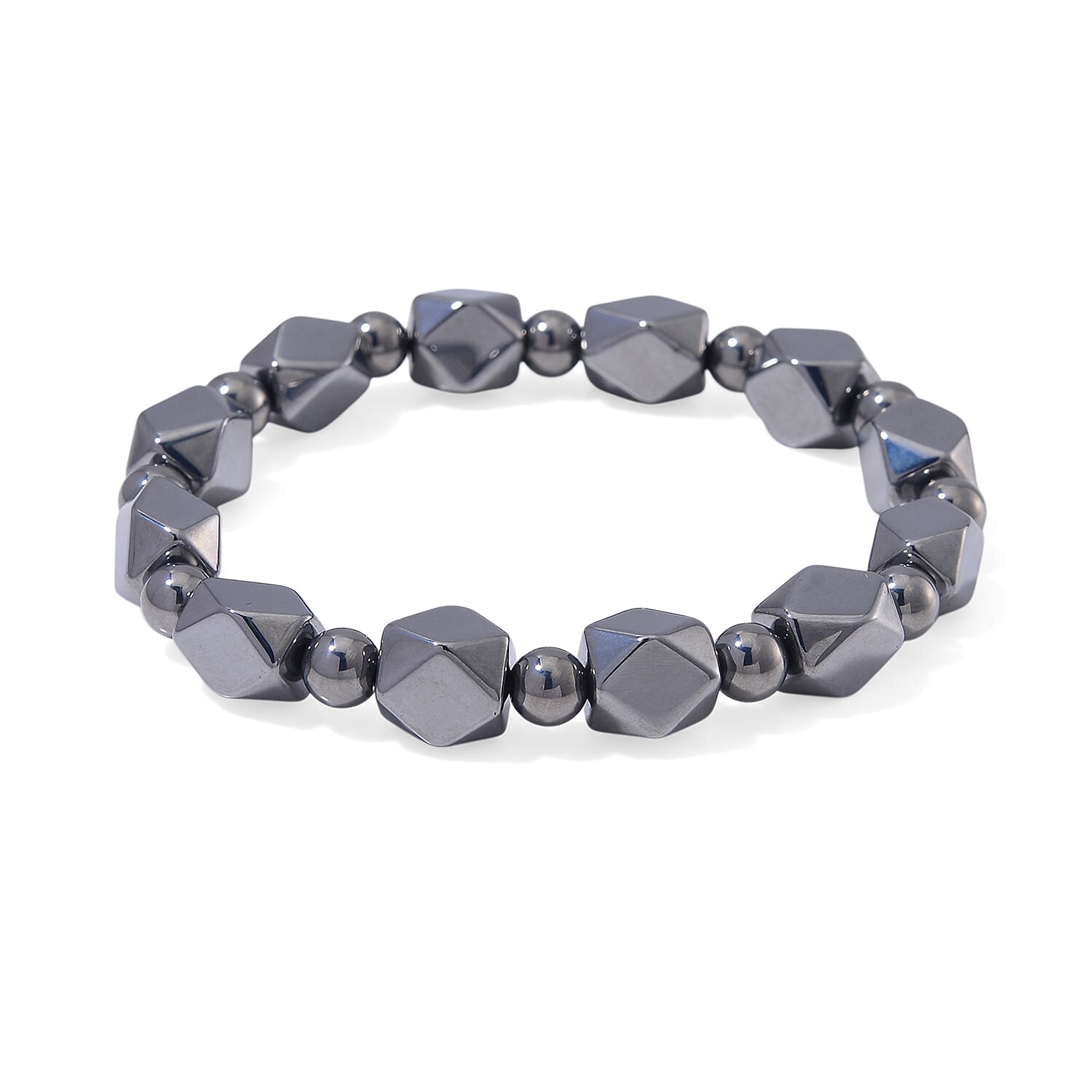 Terahertz 90.00 ctw Octagon Block Stretch Womens Bracelet (6.5-7In)