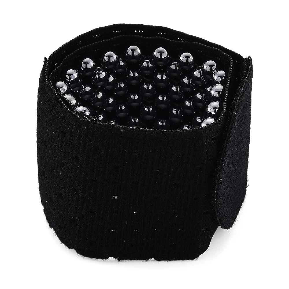 Terahertz Beaded Bracelet with Black Polyester Wrap 250.00 ctw (12.5 In)