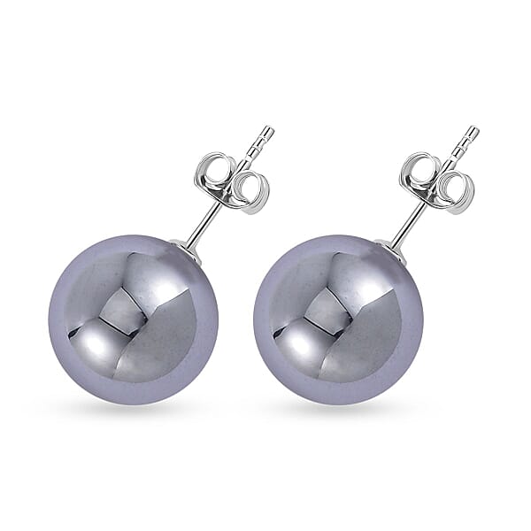 Terahertz Solitaire Stud Earrings In Rhodium Over Sterling Silver 22.50 Ctw