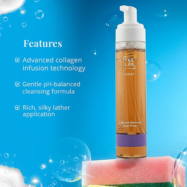 The Lab Direct Code 44 Collagen Renewal Body Wash (Ships In 5-7 Business Days)