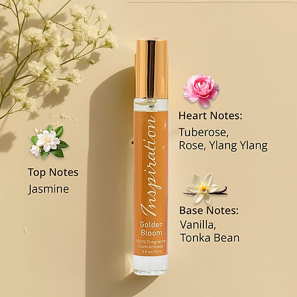 The Lab Direct Inspiration 100% Fragrance Concentrate- Golden Bloom (.3oz)