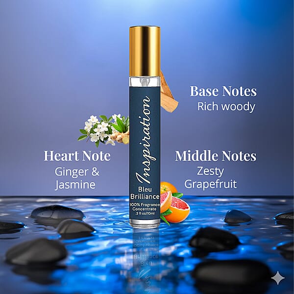 The Lab Direct Inspiration 100% Fragrance Concentrate- Bleu Brilliance (.3oz) (Ships In 5-7 Business Days)