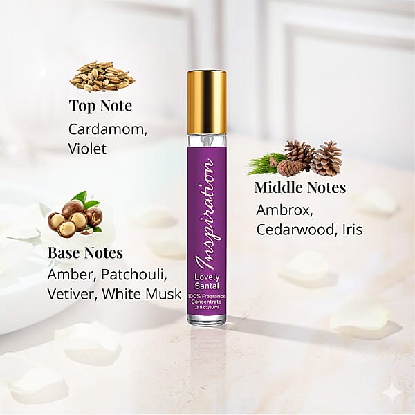 The Lab Direct Inspiration 100% Fragrance Concentrate- Lovely Santal (.3oz) (Ships In 5-7 Business Days)