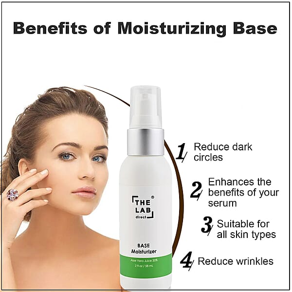 The Lab Direct Moisturizing Base 2fl Oz Moisturizing Serum Anti-Wrinkle Serum Best Anti Aging Skin Care Products (Ships In 5-7 Business Days)